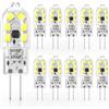 Cxyemt Lampadine LED G4 2 W equivalenti a 20 W alogena luce bianca fredda 6000 K, AC/DC 12 V, lampada a economia di energia, non dimmerabili, senza sfarfallio, confezione da 10