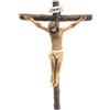 DRW Crocifisso Cristo della Buona Morte Resina Dipinto a Mano 13 cm