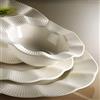 Hermia Concept Elegante set da 18 pezzi, 100% porcelain, bianco, include piastre di servizio (6), piatti da dessert (6), piatti da dessert (6) | Lavastoviglie e Microwave Safe