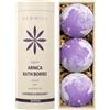 New Miuz Organic 300mg Arnica Montana Oil Bath Bombs Gift Set Lavender Bergamot Essential Oils for Men & Women Anxiety Stress Relaxing Bath Bomb Set Bubble Bath Shower Fizzies Birthday Christmas Spa Gifts