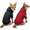 Owbb 2 pezzi Felpa con Cappuccio per Cane Animale Domestico Autunno Inverno Cappotto Caldo Vestiti per Cani in Cotone Cane Pullover Outdoor S-5XL