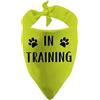 Generic Bandana per cani da addestramento, 1 pezzo, per cani ansiosi e reattivi, per cani, colore: giallo