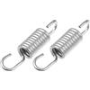 X AUTOHAUX Molla di ritorno del pedale del freno del motociclo in acciaio placcato tono argento lunghezza 6 centimetri 2pcs per Suzuki