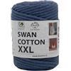 Tre Sfere SWAN COTTON XXL (2519 - Jeans), filato per borse, cappelli, cestini, sottopiatti, pochette composizione 70% cotone riciclato 30% poliestere, Bobina 250 Grammi 65 Metri