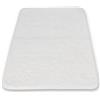 Casatessile Tappeto Bagno Puro Cotone Liscio Blanc Scendidoccia Cotone, Tappeto da Bagno Assorbente - 60x160 cm.