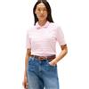 Tommy Hilfiger Maglietta Polo Maniche Corte Donna Regular Fit, Multicolore (Breton Ecru/Dark Night Navy STP), L