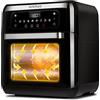 G3 Ferrari G10136 Friggisano 2.0, Friggitrice ad Aria, 11 Litri, 1500 W, 9 Programmi, Display digitale, Nero