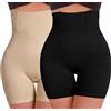 CheChury Guaina Contenitiva a Vita Alta Donna Pancia Piatta Mutande Contenitivo Modellante Intimo Contenitive Pantaloncini Pancera Dimagrante Shapewear Modellante da Donna Contenitive Intimo