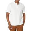 Lee Uniforms Misura Standard S/S-Polo in piqué, Unisex Bianco S