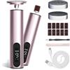 Jianyana 2 In 1 Pedicure Elettrico Professionale Piedi Con 9 Velocità Regolabili Schermo Digitale Calli Piedi Rimozione Lima Per Piedi E Talloni Include Due Testine Di Levigatura Sostituibili E Dischi Abrasivi
