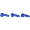 KIMISS Servocomandi RC e Braccio sterzante in Alluminio - Parti di aggiornamento in Metallo da 25T per Auto RC 1/8 1/10 - Accessori Lavorati con precisione
