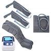 Generic Massaggiatore Compressione D'aria Per Vitelli,Elettrico Pressoterapia Massagg Per Braccio Vita Gambe,6/4 Camere D'aria Pressoterapia Linfodrenaggio