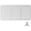 LIRAST 300x150mm Griglie D'Aerazione/Ventilazione in Metallo - Bianca Griglia D'aria con Rete Anti Insetti
