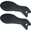 MSY BIGSUNNY poggia cucchiaio per cucina (Nero Silicone)