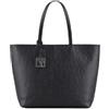 Armani Exchange per donna. [942650CC79300020] Borsa nera con logo, Nero, Casual, Poliestere