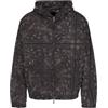 Armani Exchange per uomo. [XM000408AF15075FC040] Giacca antivento nera, Nero, Casual, Poliestere