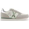 Armani Exchange per donna. XDX031XV137U697 Sneakers con logo bianco e grigio [3226342], Basso, Stringhe, Casual