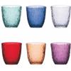 Villa d'Este Home Tivoli 1996 Set 6 bicchieri acqua 300 ml in vetro, Jungle Color