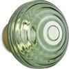 RL LIVE YOUR LIGHT Reality Leuchten Earl R27771115 - Lampada da parete a LED, in ottone opaco, vetro verde, con LED da 1,5 Watt, 4 ingressi touch