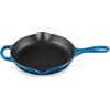 Le Creuset Padella Evolution a Doppio Becco in Ghisa, Rotonda, Ø 23 cm, Adatta a Tutte le Fonti di Calore Inclusi Induzione, 1,93 kg, Blu Marsiglia