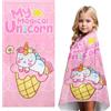 BITOYO Telo Mare Unicorno, 70 x 150 cm, Asciugatura Rapida Telo Spiaggia In Microfibra, Asciugamano da Spiaggia per Bambina, Leggero e Morbido per Bambini Campeggio Spiaggia Piscina Viaggio