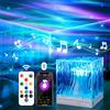 PIKOY Proiettore cielo stellato per bambini, 18 modalità luce nordica, proiettore Galaxy Projector, 15 bianco rumore, luce notturna cielo stellato, proiettore Bluetooth Ocean Lamp Aurora Light,Skylight