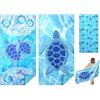 TOGETDREAM 2 Pezzi Telo Mare Microfibradi 90 x 180 cm, Asciugatura Rapida Telo Mare Grande Leggero Asciugamano Mare Resistente Alla Sabbia Asciugamano da Bagno Adattoper Spiaggia/Palestra/Viaggi/home (05)