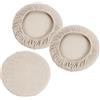 PATIKIL 11 Copri Sgabello Rotondo 3pz Elastico Rivestimento Sgabello Bar Cuscino Seduta Lavabile per Diametro 11-16 Sedia Beige