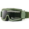 EnzoDate Occhiali da Baseball Alpha Militari Occhiali da Sole Tattici Militari Airsoft CS Paintball Occhiali 3 Kit Lenti (Nero)