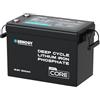 Renogy 12 V 200 Ah Core Mini LiFePO4 batteria al litio fosfato di ferro, migliorata 200 A, BMS 5000 cicli, funzione di protezione dal freddo, batteria al litio per camper, impianto solare, roulotte