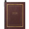 BRUNNEN Agenda tascabile mod. 713 2026 | A7 ecopelle bordeaux