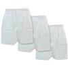 Alfionapoli Boxer da Uomo in Cotone 100%, Set di 3, Bianco, Popeline Taglia 7