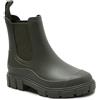 Harssidanzar Donna Caviglia Chelsea Boot Scarpe da Giardino Impermeabili Antiscivolo Stivali da Pioggia Corti per Lavoro all'Aperto HL217EU,Nero,Taglia 39