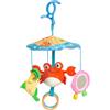Sensillo - Giocattolo per Passeggino, Catena per Passeggino, Giostra Appesa, Seggiolino per Auto, Regalo Sensoriale per Neonati e Bambini dalla Nascita, Bambini e Bambine - Granchio