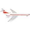 herpa Modellino aereo Luftwaffe Ilyushin IL-62M reparto di volo governativo, miniatura in scala 1:200, pezzo da collezione, modello senza supporto, metallo
