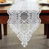 ZCXCsfp Runner da tavola in pizzo vintage, centrotavola per matrimoni, festival, eventi, decorazioni da tavolo in pizzo ricamato (bianco, 30 x 210 cm)
