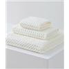 YJDOORPLAY Asciugamani da bagno in morbido cotone a nido d'ape, set da 3 pezzi progettati per l'uso (bianco)