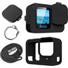 NHQZ G0Pro Custodia Protettiva in Silicone,Antipolvere,Antigoccia,Adatto per Accessori G0Pro G0Pro HERO Serie,13/12/11/10/9,Perfettamente Compatibile con L'originale -(Nero)