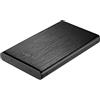 SUYING Hard disk esterno HDD da 2 TB/1 TB/500 GB/250 GB, 2,5, in metallo, portatile, USB 3.0, per PC, desktop, laptop, MacBook, Xbox One, PS4, Smart TV (60 GB, nero)