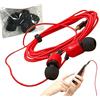 Generic Cuffie intrauricolari cablate da 1/3 pezzi, suono puro dei bassi, auricolari con cavo portatile, isolamento acustico, auricolari con cavo lungo 3 metri, cuffie monitor con suono chiaro per live
