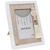 Maturi 460049 Cornice portafoto in Legno con Nappe, Marrone, 5 x 7-inch / 13 x 18 cm