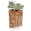 LANGMINGDE Set di Contenitori Ermetici per Alimenti, Dispensa Cucina Organizer con Coperchio Conservazione di Cereali Pasta Farina Cibo per Animali Domestici (1PC x 2.8L - Verde Erba)