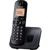 Panasonic KX-TGC250JTB Telefono Cordless Digitale per Anziani con Blocco delle Chiamate Indesiderate, Display di Facile Lettura, Vivavoce, Sveglia, Ricevitore Singolo, ID Chiamante, Nero