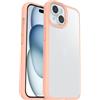 OtterBox Cover per iPhone 15 React Series, resistente a shock e cadute fino, cover ultrasottile, testata a norme MIL-STD 810G, Trasparente/Peach