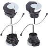 ADEFOL 4 Pezzi Tappo Benzina per Motosega STIHL MS210 MS230 MS240 MS250 MS260 MS192 MS211 MS171 MS181 MS200 MS360 e Altri Modelli, Tappo del Carburante (2 Tappo Benzina + 2 Tappo Olio)