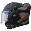 LS2, Casco Moto Modulare ADVANT X OBLIVION Matt Black Titanium, XXXL
