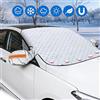 HIFROM Protezione Parabrezza Auto, Inverno Copertura Parabrezza Auto con Magnetico, Impermeabile Protezione Parabrezza Auto Anti Neve, Ghiaccio, Gelo, Polvere, Sole UV, 145x120cm