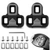 unillea Tacchette Compatibili con Look Keo, Set da 6 Pezzi 3 Fori in TPU, Tacchette Grigie Antiscivolo per Pedali Bici da Corsa, Regolabili e Resistenti, per Blade 2 Max Classic 3 Easy