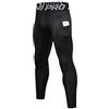 LNJLVI Leggings a Compressione da Uomo Calzamaglie Sportive Pantaloni Base Layer Tights for Gym Jogging Running (Nero,S)