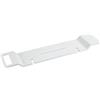 WENKO Bridge Matera, Bagno Maggiordomo, Resina, Bianco, 20 x 94 x 5 cm